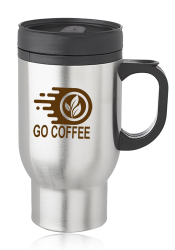 #TM245 16 oz. Stainless Steel Personalized Travel Mugs