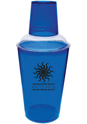 16 oz. Translucent Plastic Cocktail Shakers | HWSK16