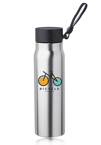 17 oz. Vacuum Insulated Water Bottles with Carrying Strap