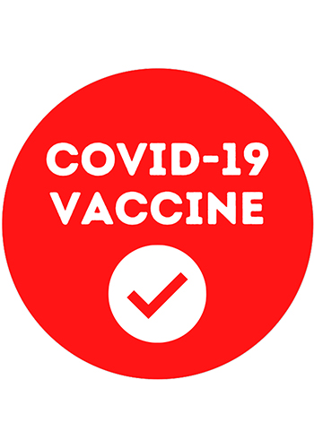 2 in. COVID-19 Vaccine Sticker | DLVACCINE3