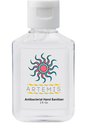 2 Oz. Hand Sanitizers In Clear Bottles