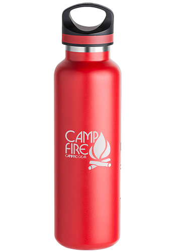 Customized 20 oz Basecamp Tundra Bottle with Screw Top Lid