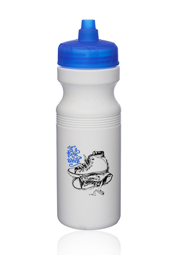 24 oz. Plastic Water Bottles with Quick Shot Lid | WB2064