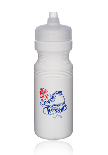 24 oz. Plastic Water Bottles with Quick Shot Lid | WB2064
