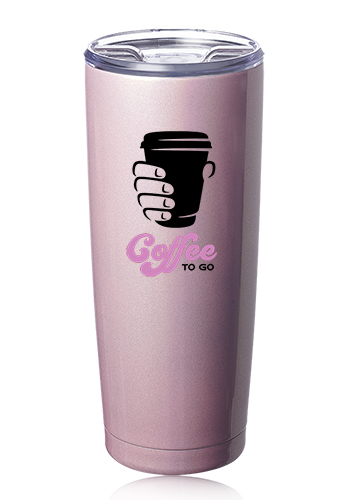 Promotional 20 oz. Iridescent Pipette Stainless Steel Tumblers