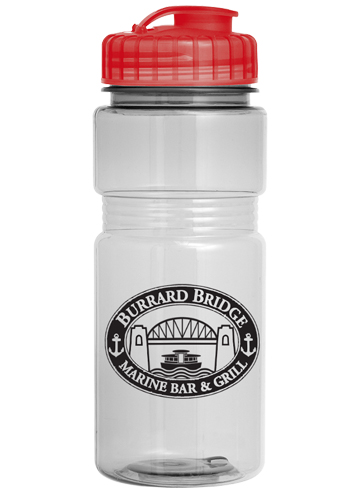 20 oz. Translucent Recreation Bottle with Flip Top Lid | CPS0403