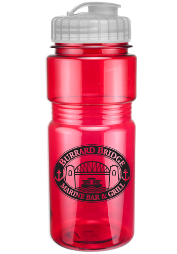 20 oz. Translucent Recreation Bottle with Flip Top Lid | CPS0403