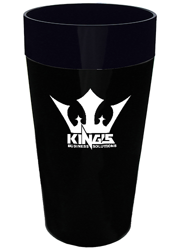 20 oz. Two-Tone Translucent Plastic Cups | HWC20