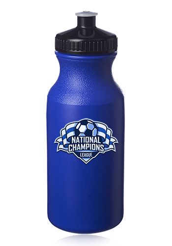 Personalized 20 ounce water bottle with flip top lid and screw on lid - fits  in most car cup holders - Tim's Pens and Gifts
