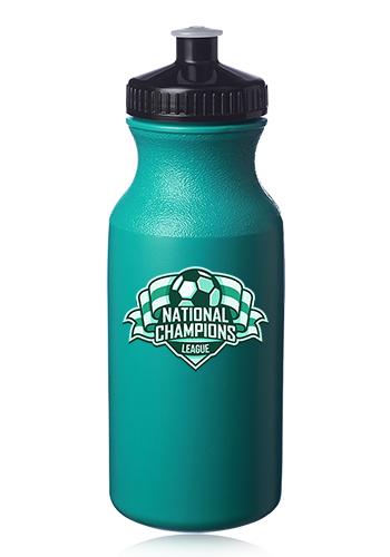 Plastic Opaque Green Shooting Star Personalized Water Bottles - 20