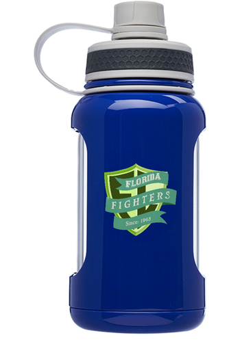 22 oz Glass Sports Bottle with Silicone Sleeve | IDWTBUSB336