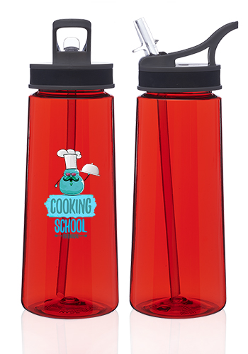 Sports Water Bottles with Straw