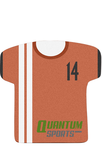 22" x 23" Fitness Jersey Shaped Towel