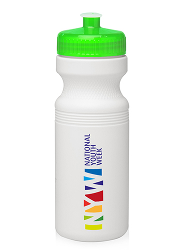 White Bike Water Bottles