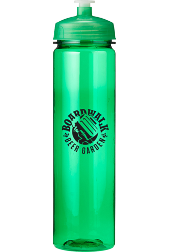 Promotional 24 oz. Plastic Water Bottles with Lid