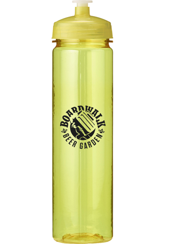 Promotional 24 oz. Plastic Water Bottles with Lid