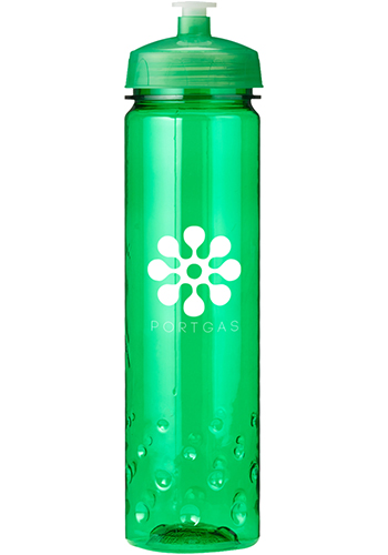 24 oz. Plastic Water Bottles with Lid | EM4424