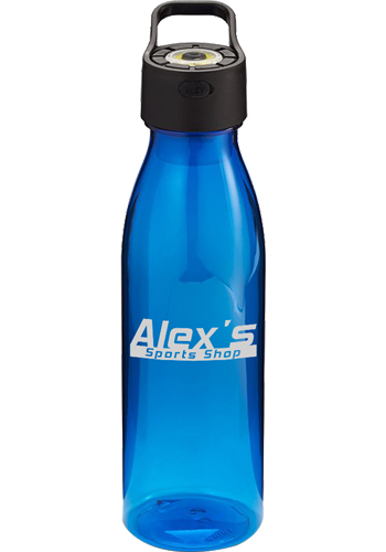 24 Oz. Water Bottle w/Rechargeable COB Light in Lid