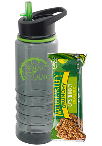 Personalized 25 oz Bottle with Nature Valley Granola Bar