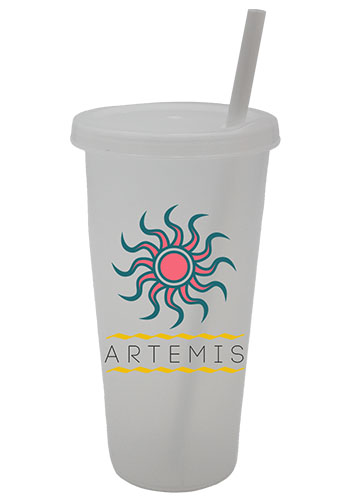 26 oz. Tumbler with Lid and Straw | AK76562