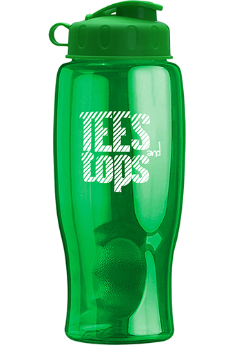 Customized 27 oz. Transparent Bottles with Flip Lid