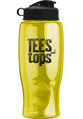 Bulk 27 oz. Transparent Bottles with Flip Lid