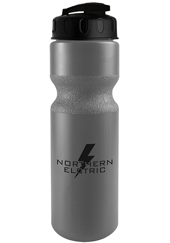Personalized 28 oz The Journey Colors Bike Bottle with Flip Lid