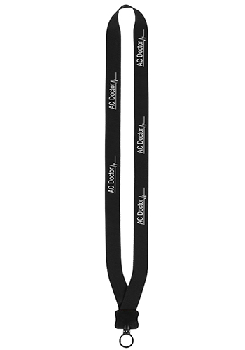 Custom Stretchy Elastic Lanyards with O-Ring | SULE34P - DiscountMugs