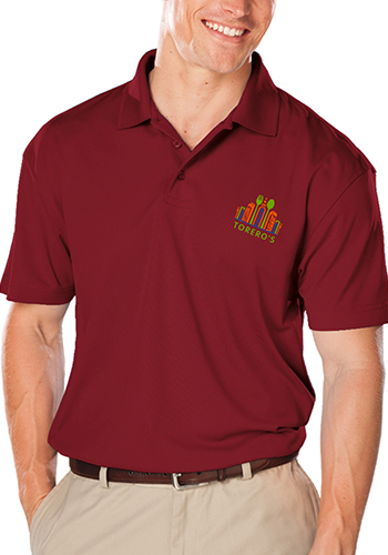 Embroidered Mens Value Moisture Wicking Polo Shirts | BGEN7300 