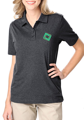 Blue Generation Ladies Heather Polo Shirts | BGEN6229