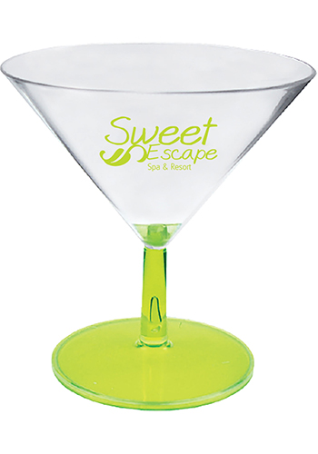 vintage coloured cocktail glasses