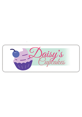 Personalized 3 x 1 Plastic Name Badge