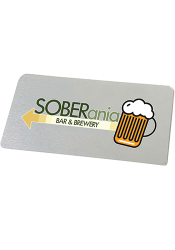 3" x 2" Metal Name Badge