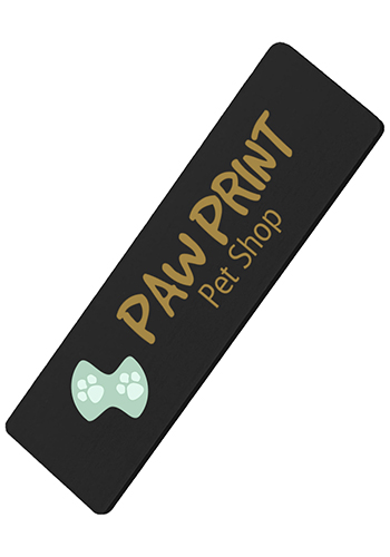 3" x 1" Digitally Printed Name Badge