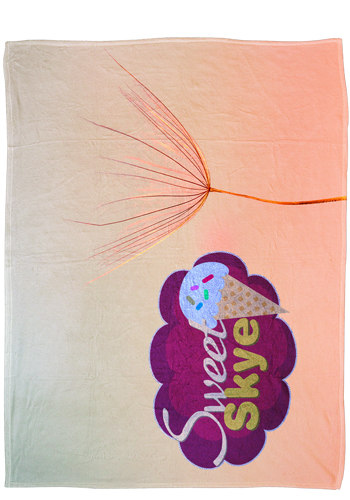 30" x 40"  Mini Epic Plush Sublimated Blanket