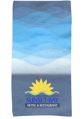 30" x 60" Full Color Towel