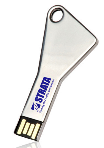 32GB Silver Key Flash Drives | USB02932GB