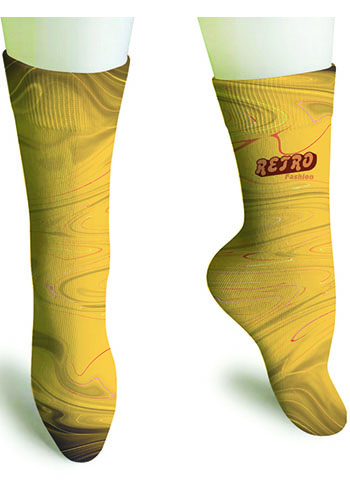 360 Digital Print Ankle Cut Unisex Socks | IDSDP157