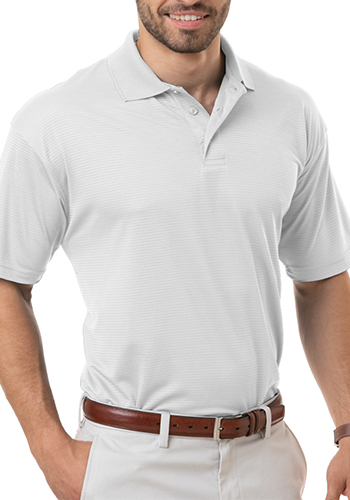 Blue Generation Adult Tonal Stripe Wicking Polo Shirts | BGEN7227