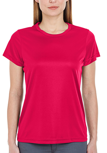 Printed Ladies' Cool & Dry Performance T-Shirts | 8420L - DiscountMugs