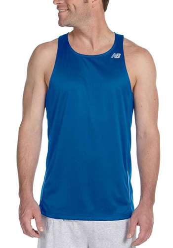 Printed New Balance Mens Running Singlet Tank Tops | NB9138 - DiscountMugs