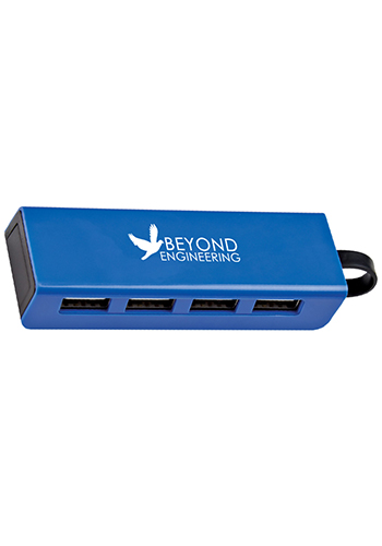 4-Port Traveler USB Hub with Phone Stands | X20146