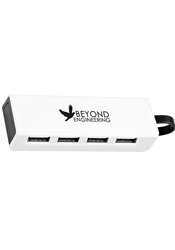 4-Port Traveler USB Hub with Phone Stands | X20146