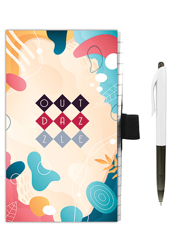 4 x 6 Perfect Paper Cover Notebook with Pen | ASCPP3940