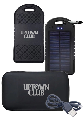 4000 mAh Solar Power Bank With Storage Bag