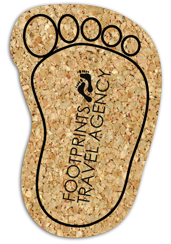 5.125 inch Cork Foot Coasters | AM4XFO