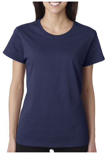 Printed Gildan Womens Heavy Cotton Fit T-shirts | G5000L - DiscountMugs