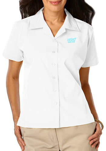 Blue Generation Ladies Poplin Camp Shirts | BGEN6100