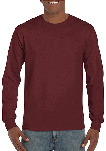 Printed Gildan Moisture Wicking Long Sleeve T-shirts | G8400 - DiscountMugs