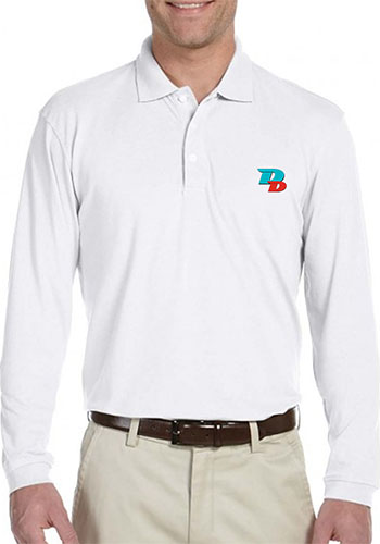 Harriton Long-Sleeve Polo Shirts | M265L